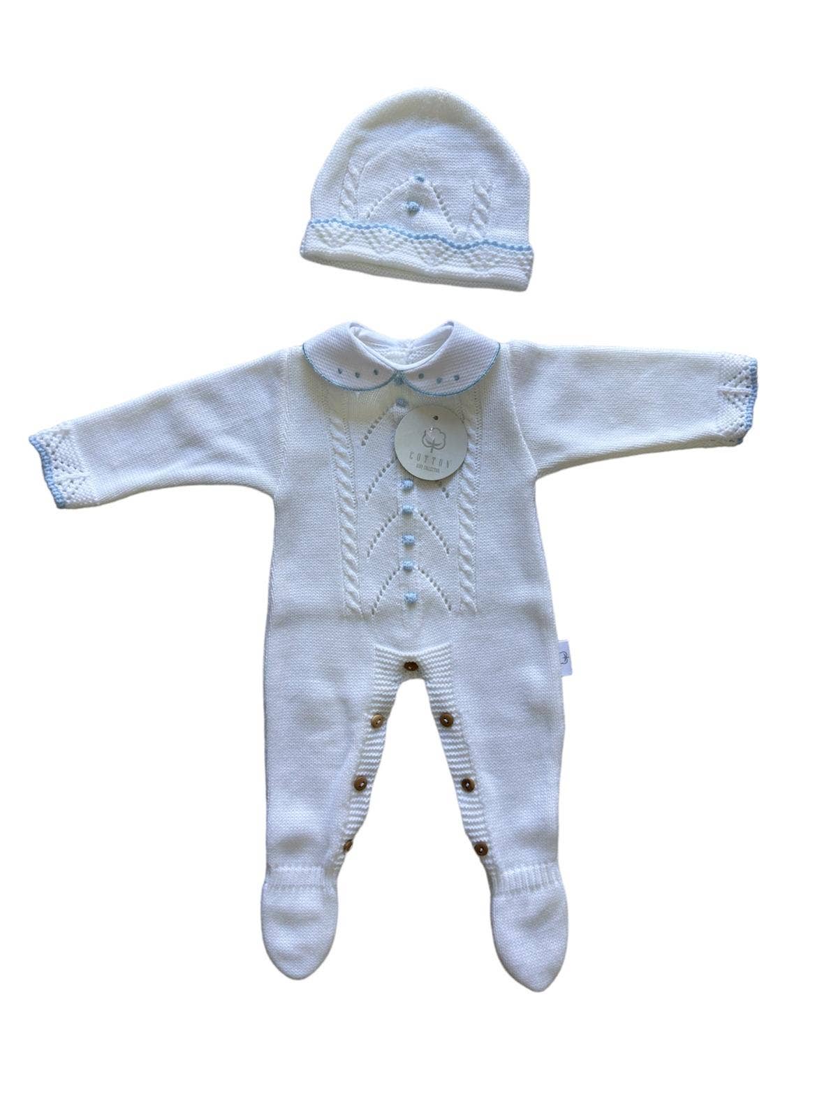 CT108 KNIT SET JUMPSUIT WITH HAT AUTUMN/WINTER