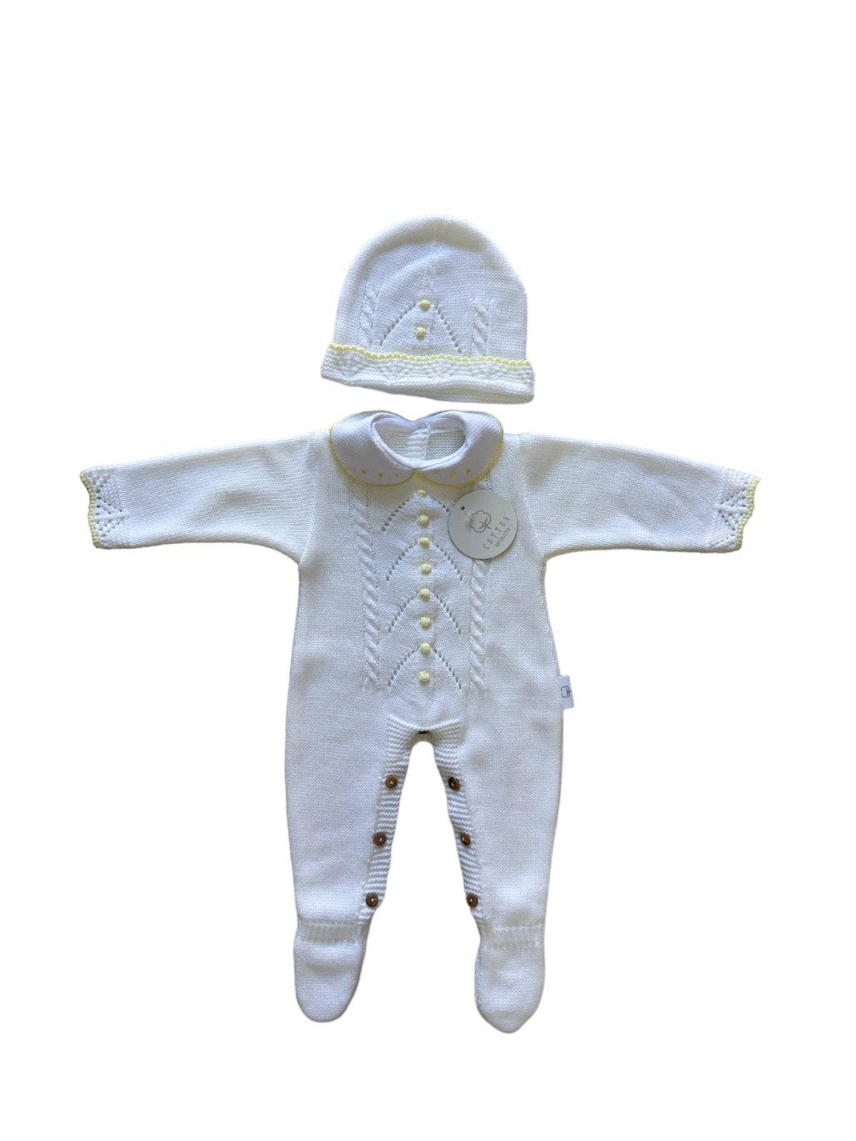 CT108 KNIT SET JUMPSUIT WITH HAT AUTUMN/WINTER