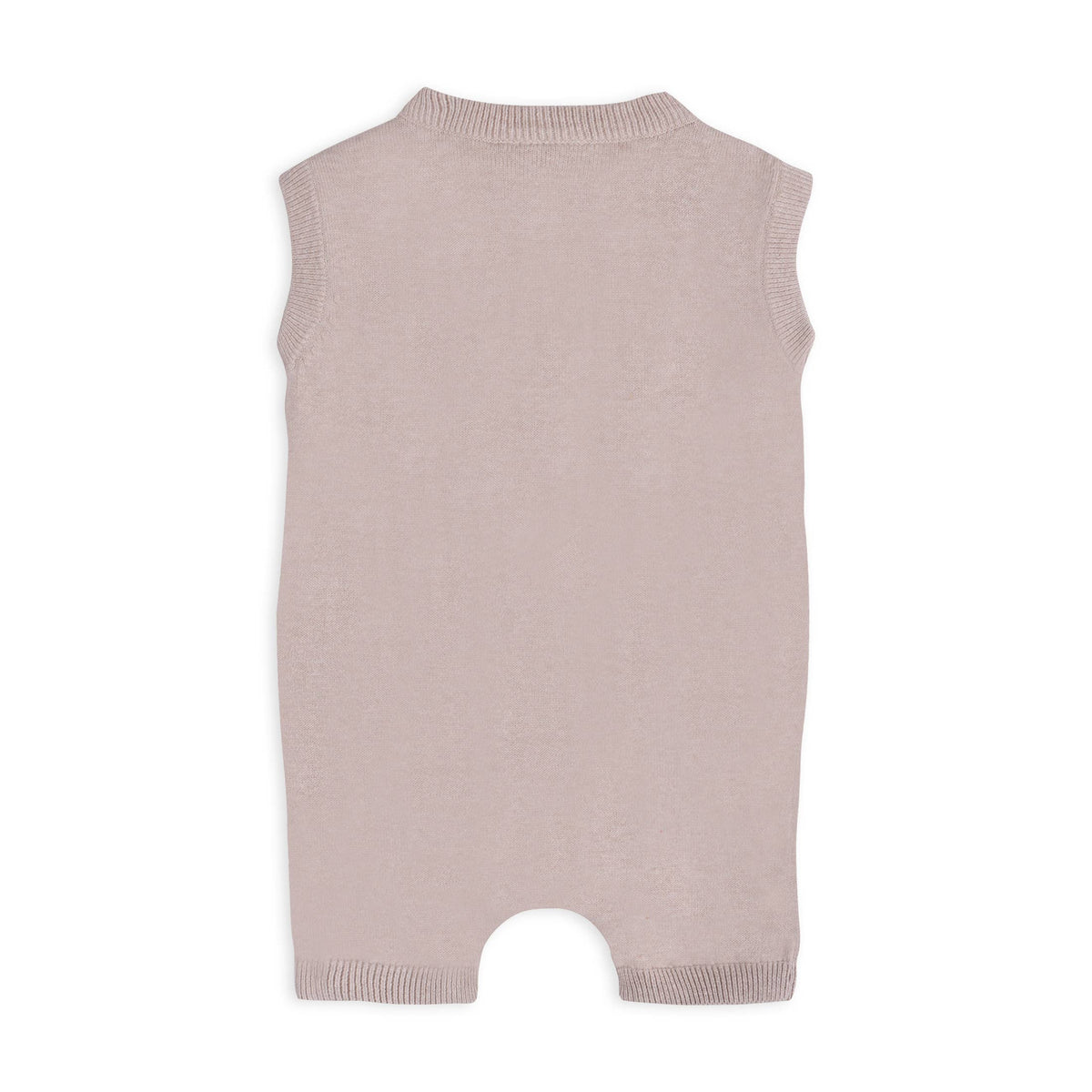 Paris Embroidered Baby Knit Romper (Organic Cotton)